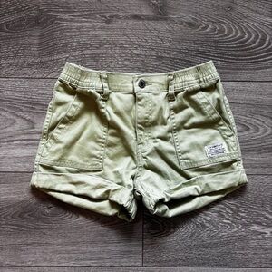 Sage Green Levi’s Mini Shorts